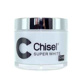 Chisel 2in1  Acrylic-Dipping Powder, Pink and White Colletion, Super white 12oz